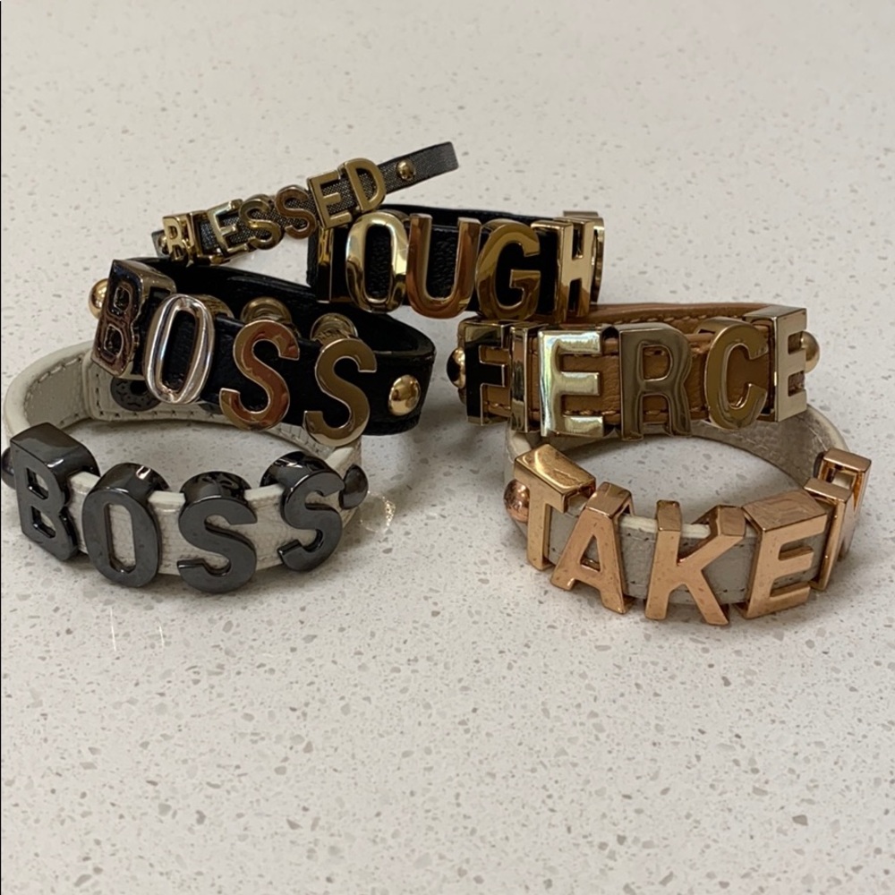 BCCG Generation letter bracelet